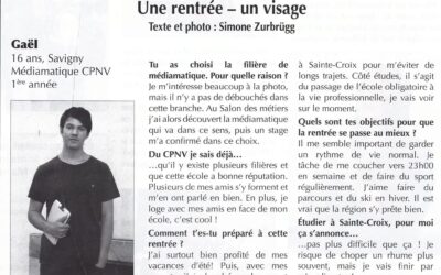 Une rentrée, un nouveau départ