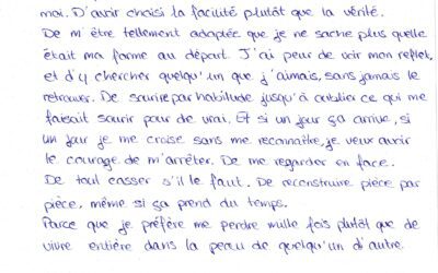 Sara Hnid – « j&rsquo;ai peur »