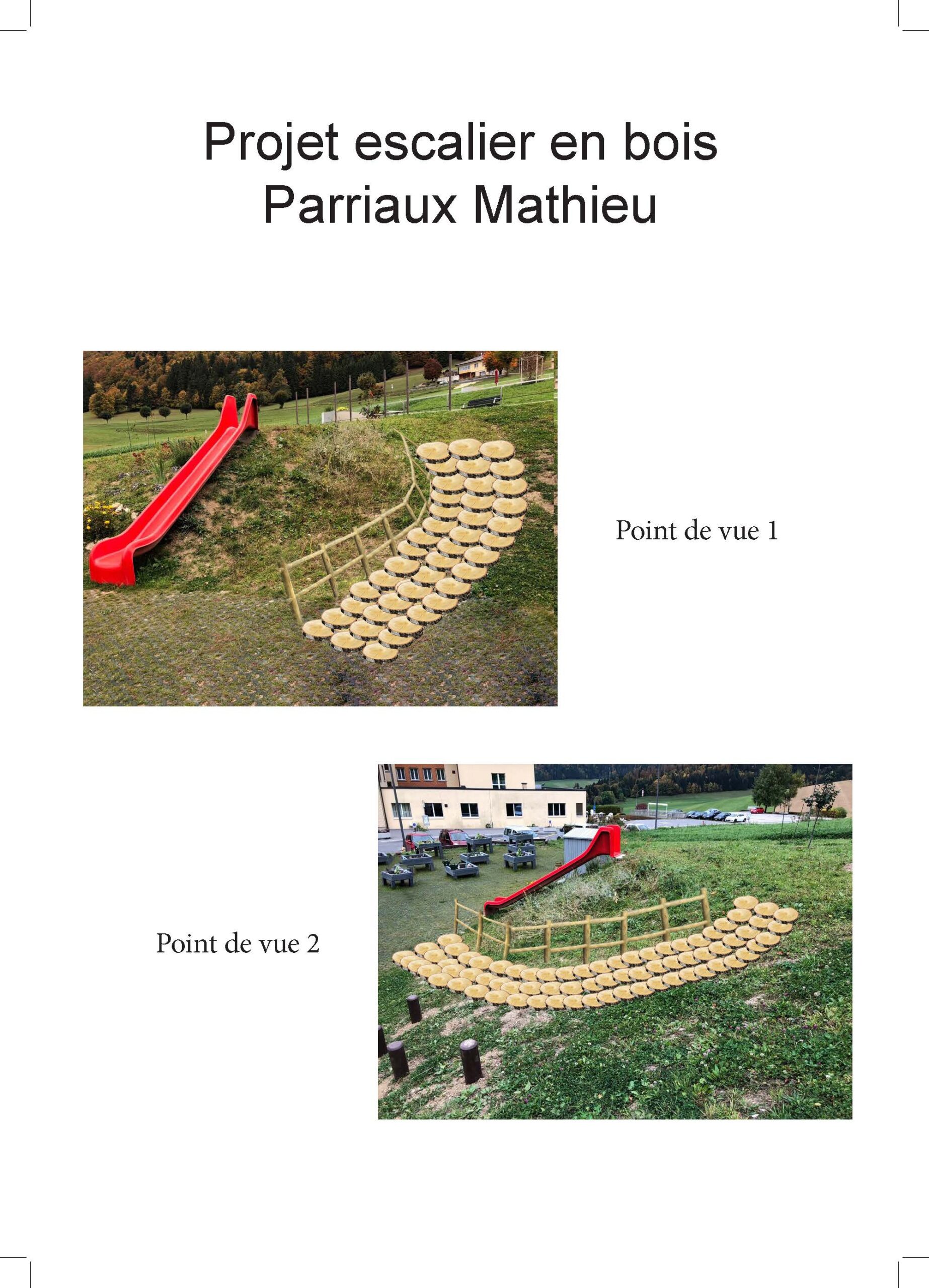 Mathieu Parriaux – Projet d&rsquo;escalier en bois